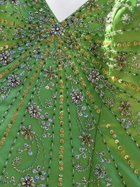 Green Alyce Designs Prom Dress SZ 10 B-15C